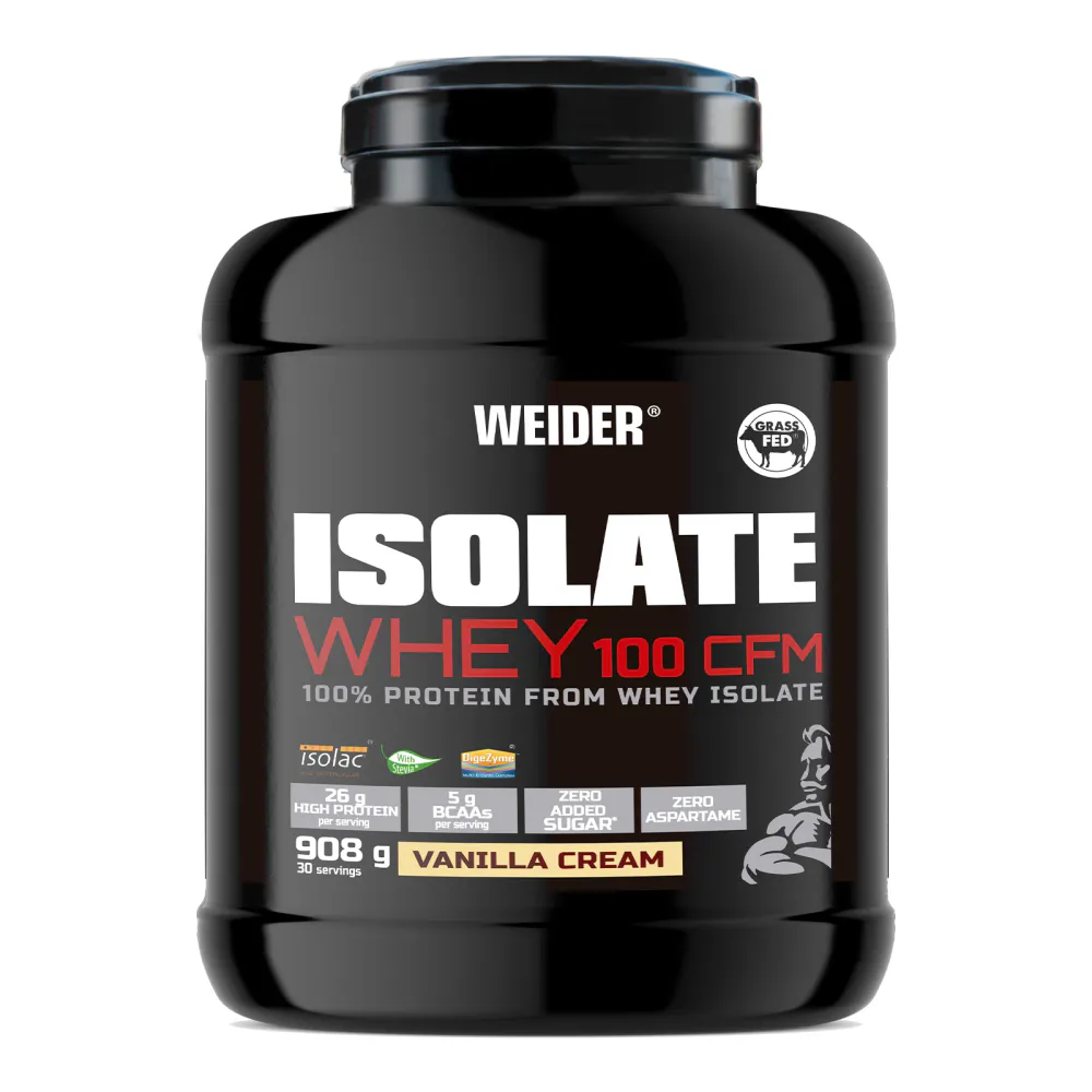 Weider Isolate Whey – Flere varianter – 908g