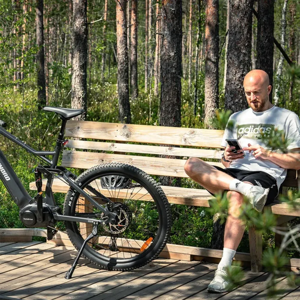 FitNord Ranger 700FS terrengelsykkel G2, svart