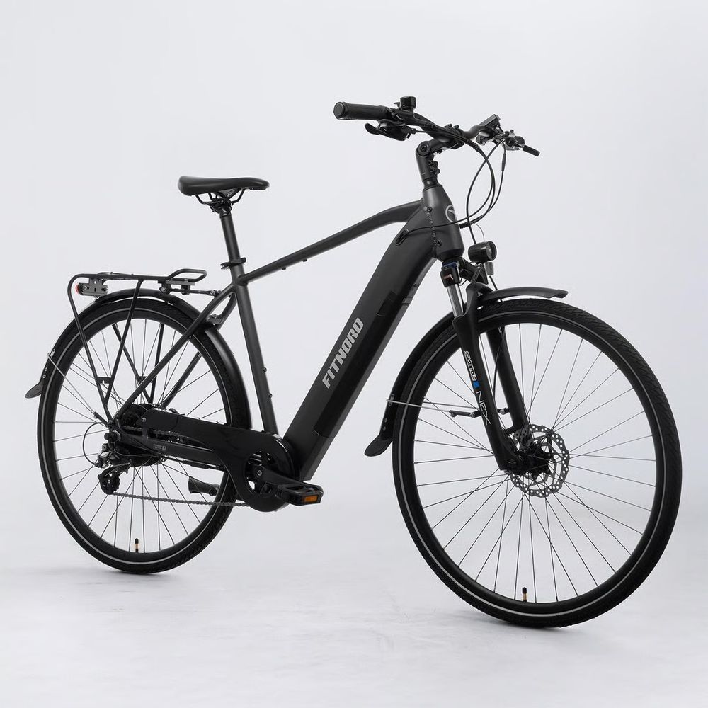 FitNord Venture 300 Elsykkel G2 sort - Flere størrelser