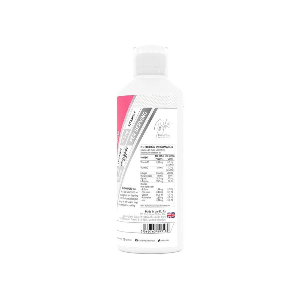 DY Nutrition Collagen + Vitamin C + Hyaluronic Acid Orange 500 ml