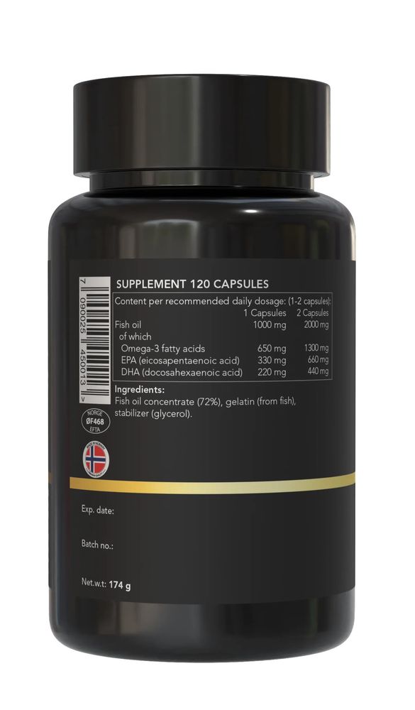 Omega-3 Strong 120 kapsler