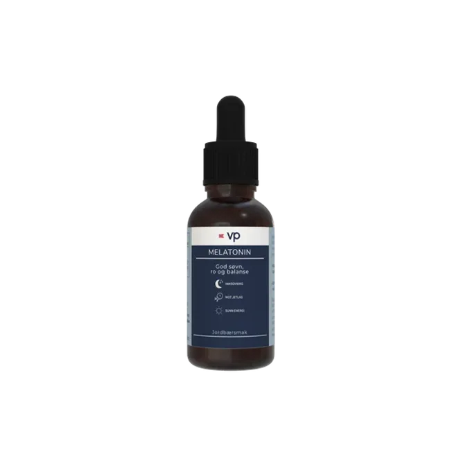 Hovedbilde Flytende Melatonin 1 mg - Jordbær, 60 ml