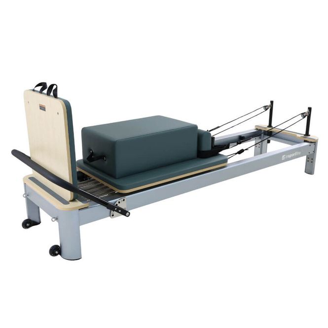 Hovedbilde Pilates reformer inSPORTline Oquiler - grønn/rosa