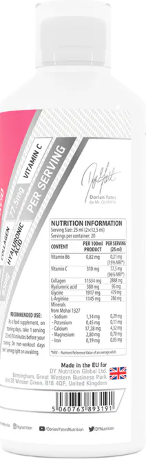 Hovedbilde DY Nutrition Collagen + Vitamin C + Hyaluronic ...
