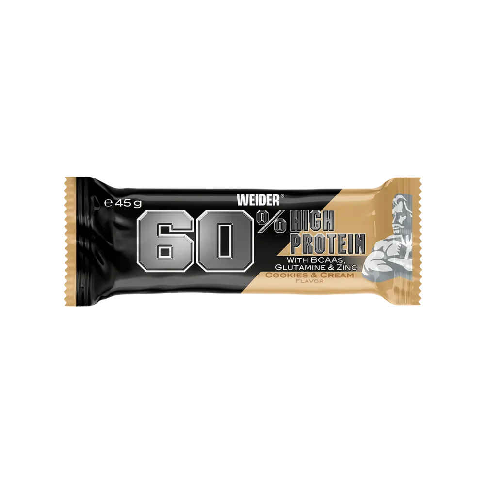 Weider 60 % Protein Bar Cookies & Cream 1 stk