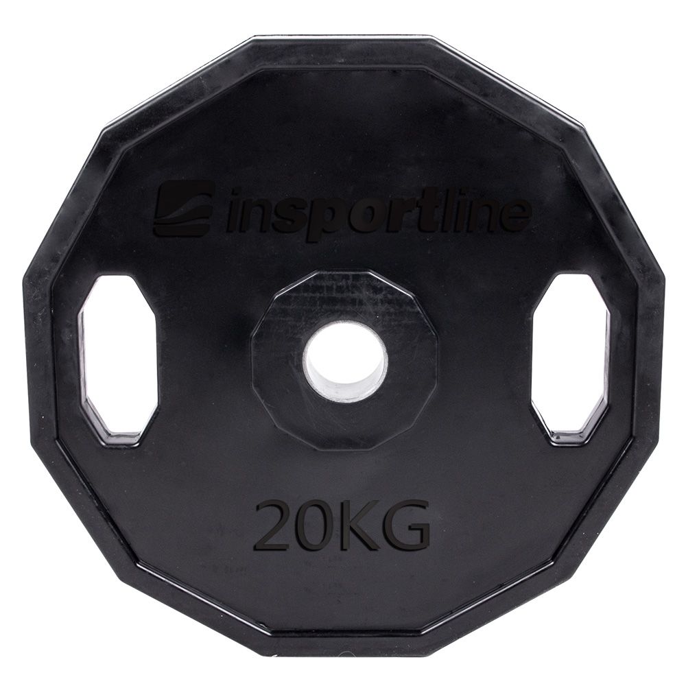 Vektskivesett 107,5 kg 50 mm gummibelagt Ruberton
