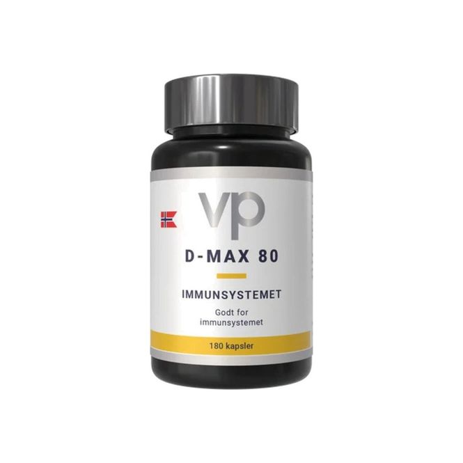 Hovedbilde D-Max 80 D-vitamin - 180 kapsler