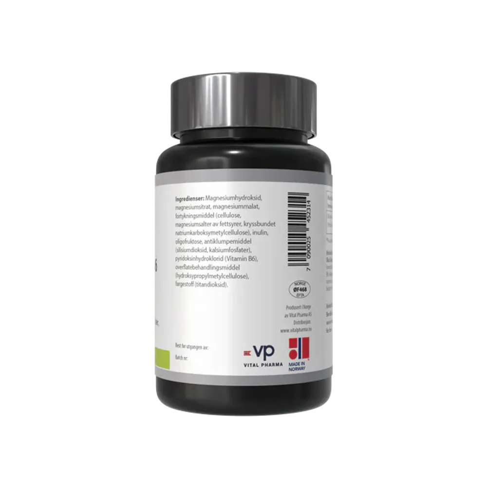 Magnesium + B6 – 120 tabletter