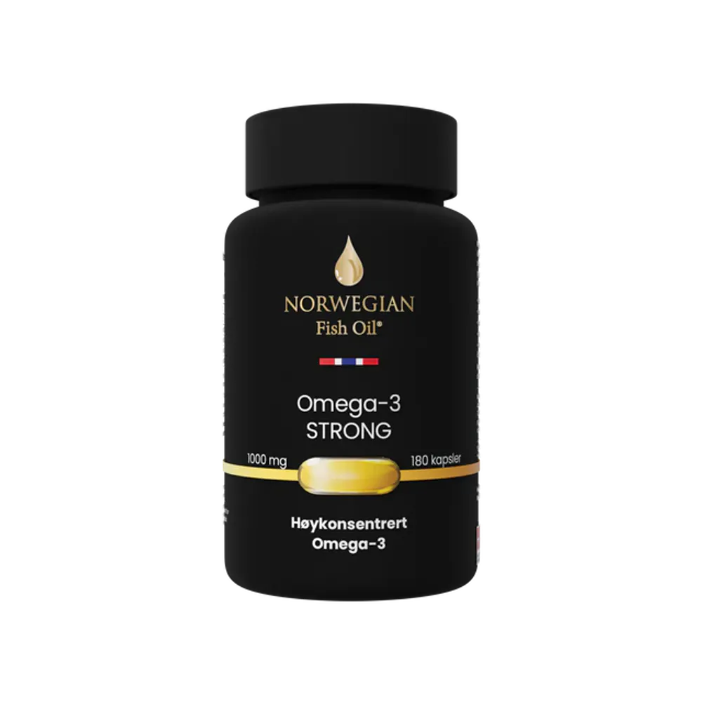 Høykonsentrert Omega 3 – 180 kapsler