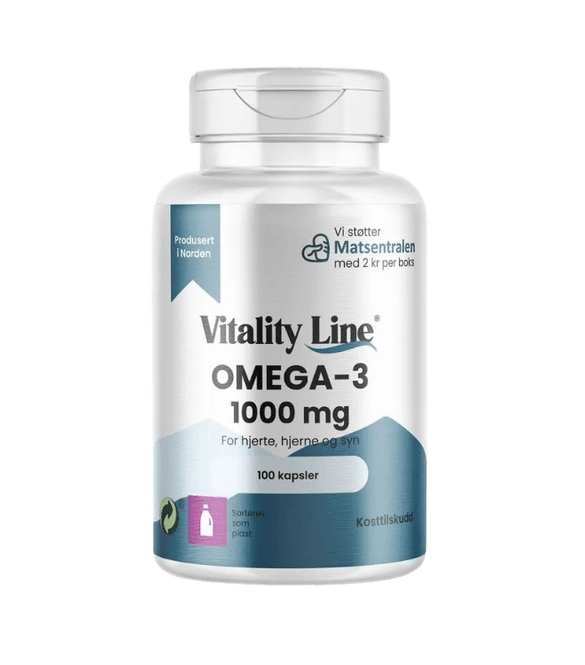 Hovedbilde Vitality Line Omega 3 1000mg - 100 kapsler