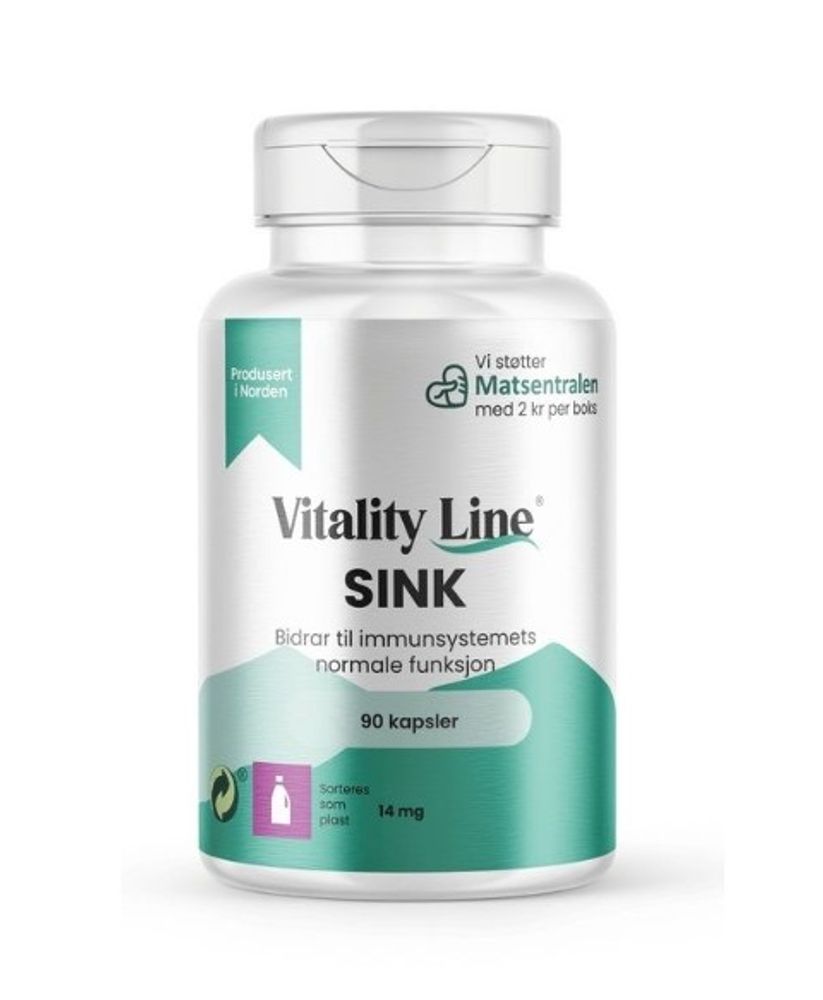 Vitality Line Sink + B6 - 90 kapsler