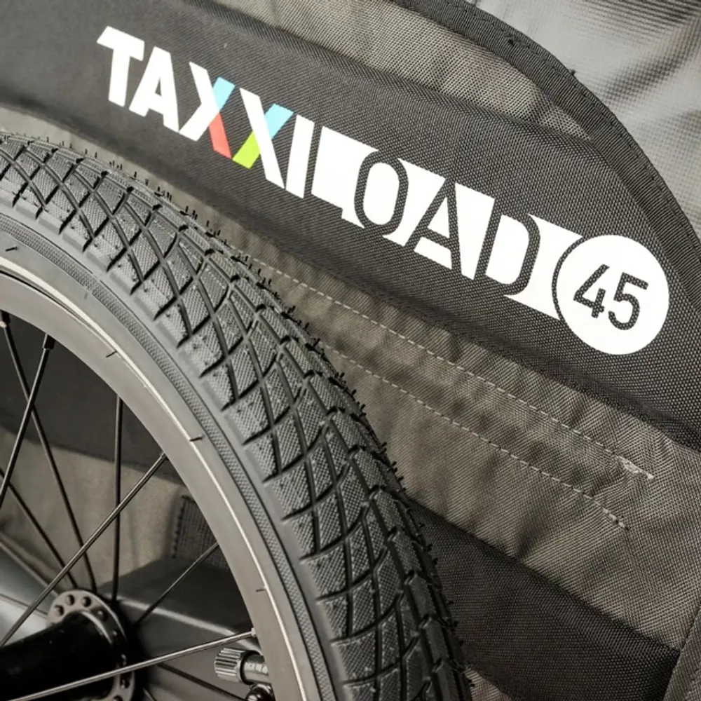 Sykkeltilhenger med fjæring TaXXi 118 liter 45 kg