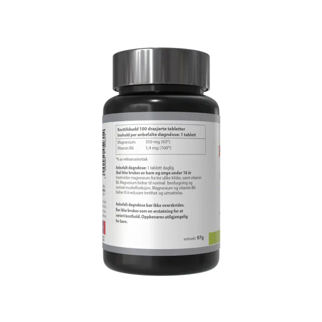Hovedbilde Magnesium + B6 - 120 tabletter