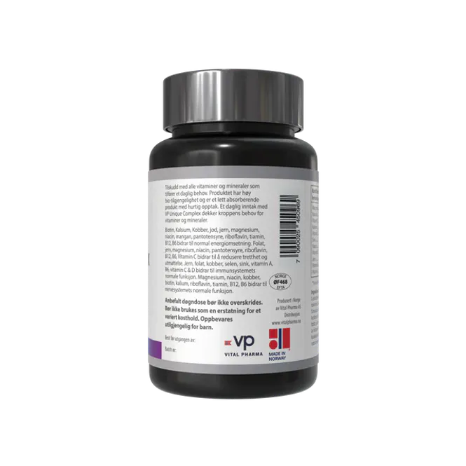 Hovedbilde Unique Complex multivitamin – 120 kapsler