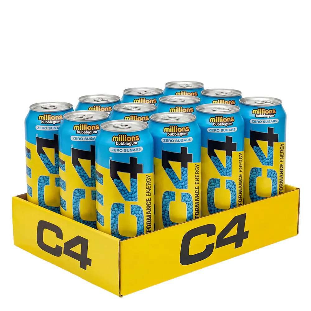 Cellucor RTD C4 Energy Drink – Flere varianter – 12stk
