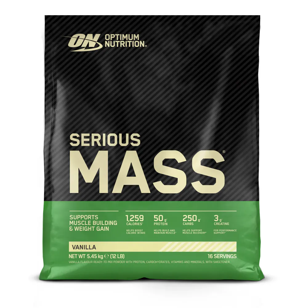 Optimum Nutrition Serious Mass Proteinpulver - Flere varianter – 5450g