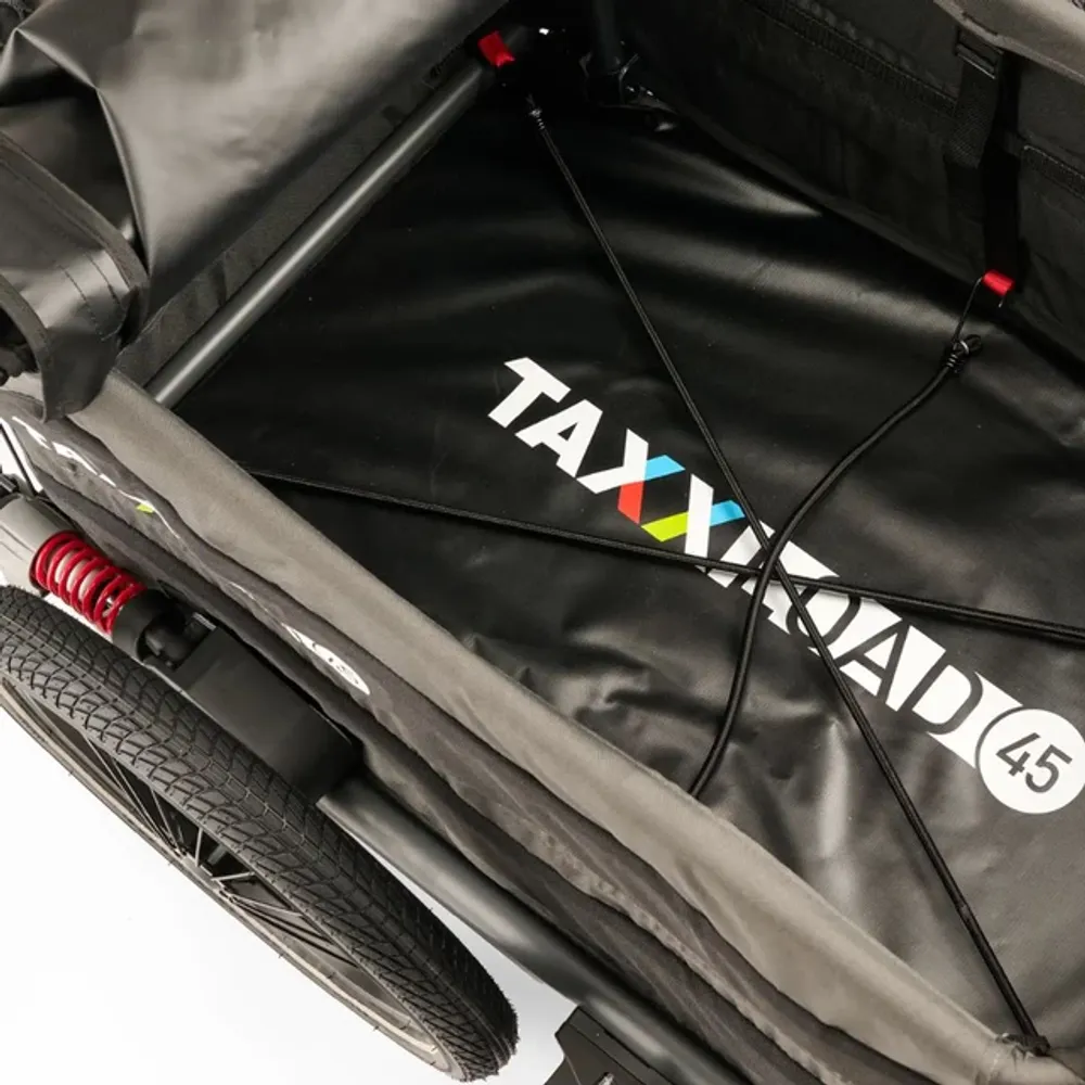 Sykkeltilhenger med fjæring TaXXi 118 liter 45 kg