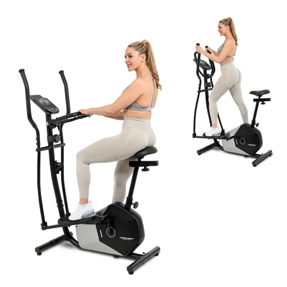 2-i-1 crosstrainer og ergometersykkel CT 6 fra Christopeit