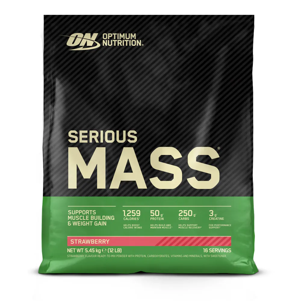 Optimum Nutrition Serious Mass Proteinpulver - Flere varianter – 5450g